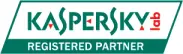 Logo for Kaspersky Lab anti-virus software.